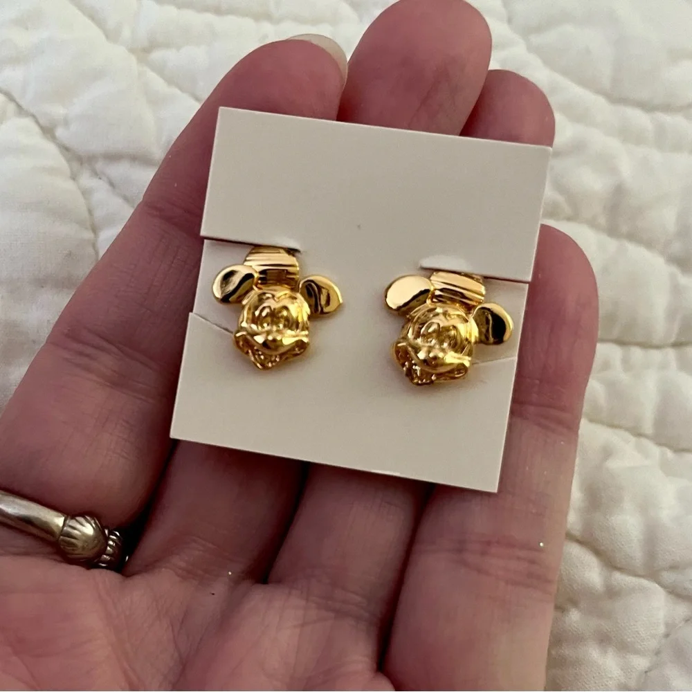 NIB vintage 1990 Avon Mickey Mouse clip on earrings set of 6 pairs party favors